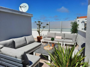Sitius 5B - NEW seaview apartment with rooftop terrace in historical centre Sitio da Nazaré